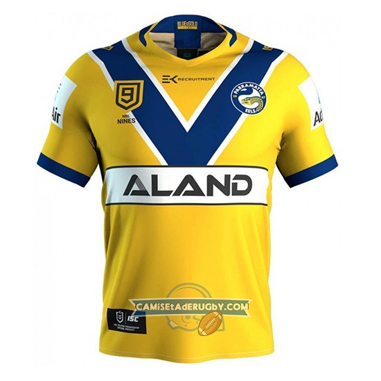 Camiseta Parramatta Eels 9s Rugby 2020 Amarillo